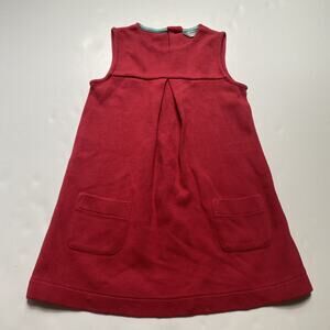 Baby Boden Red Pinnie Dress